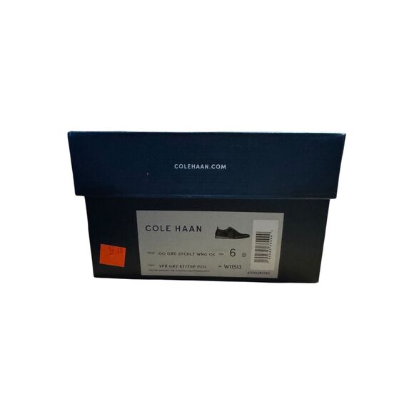 Cole Haan Grand Stichlight Wingtip Oxfords Grey Men’s Size 6B - Picture 9 of 9